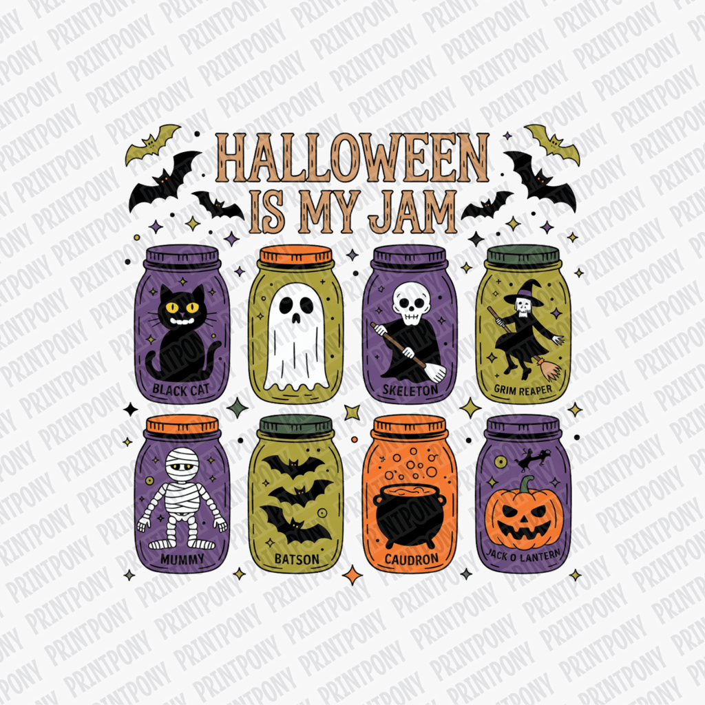 Halloween Is My Jam Halloween DTF Transfer - PrintPony