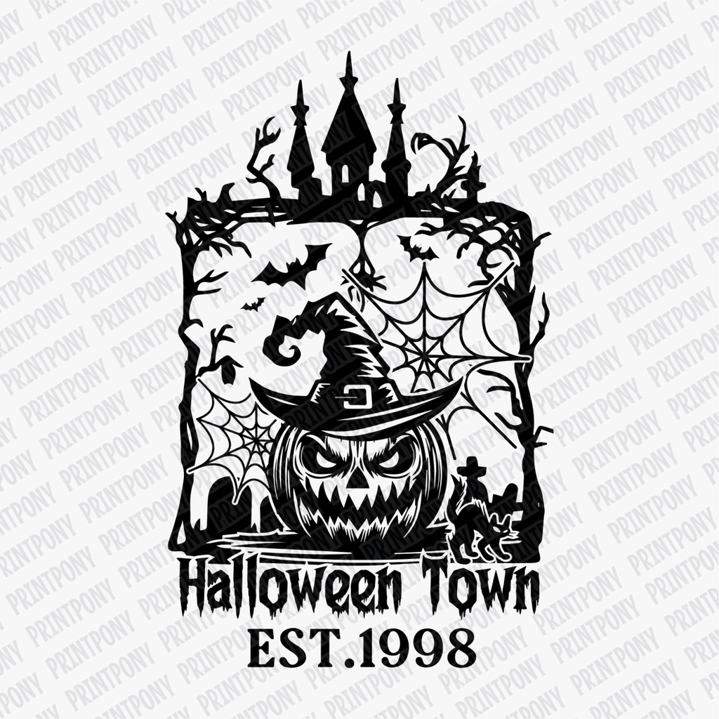 Halloween Town EST. 1989 DTF transfer - PrintPony