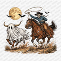 Halloween Western Cowboy - DTF Transfer - PrintPony