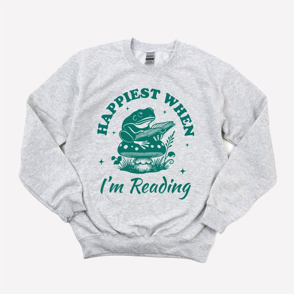 Happiest When I'm Reading - DTF Transfer - PrintPony¬Æ