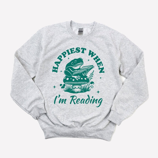 Happiest When I'm Reading - DTF Transfer - PrintPony®