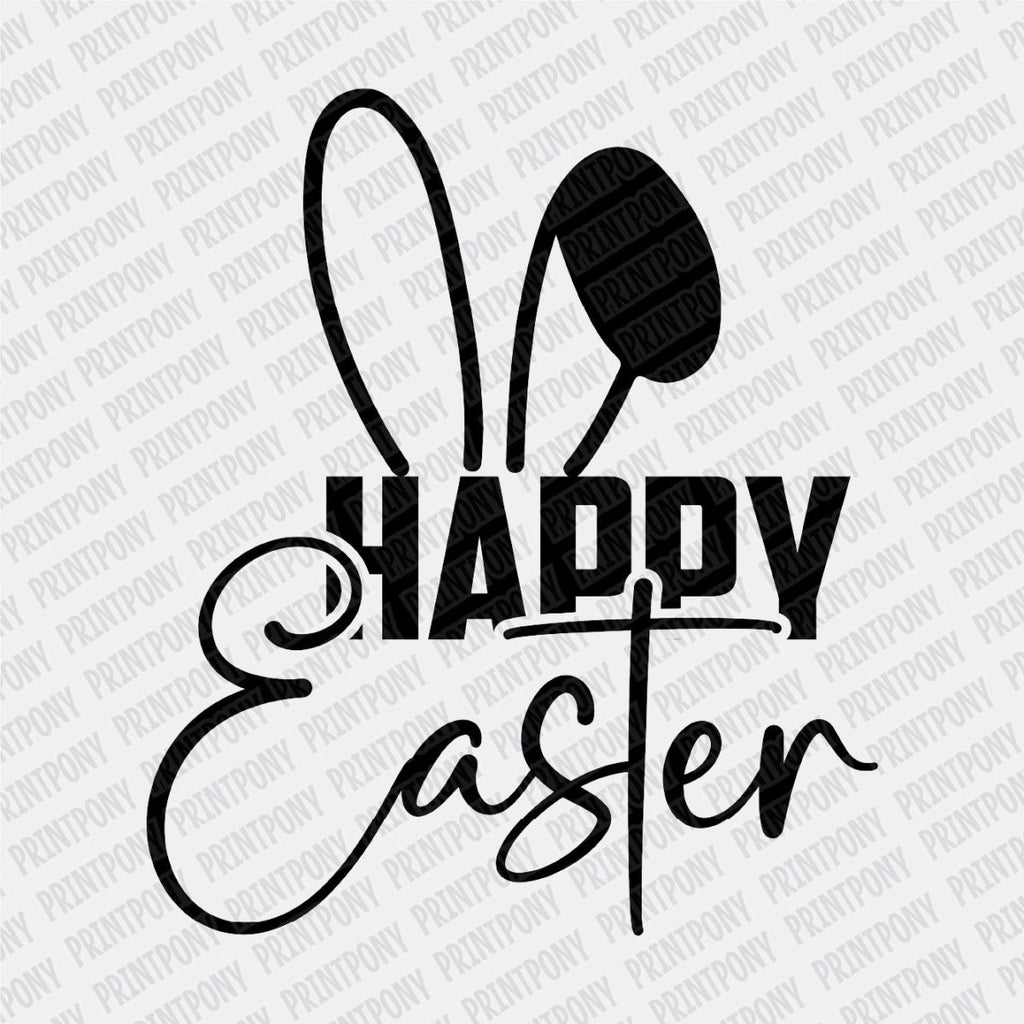 Happy Easter DTF transfer - PrintPony