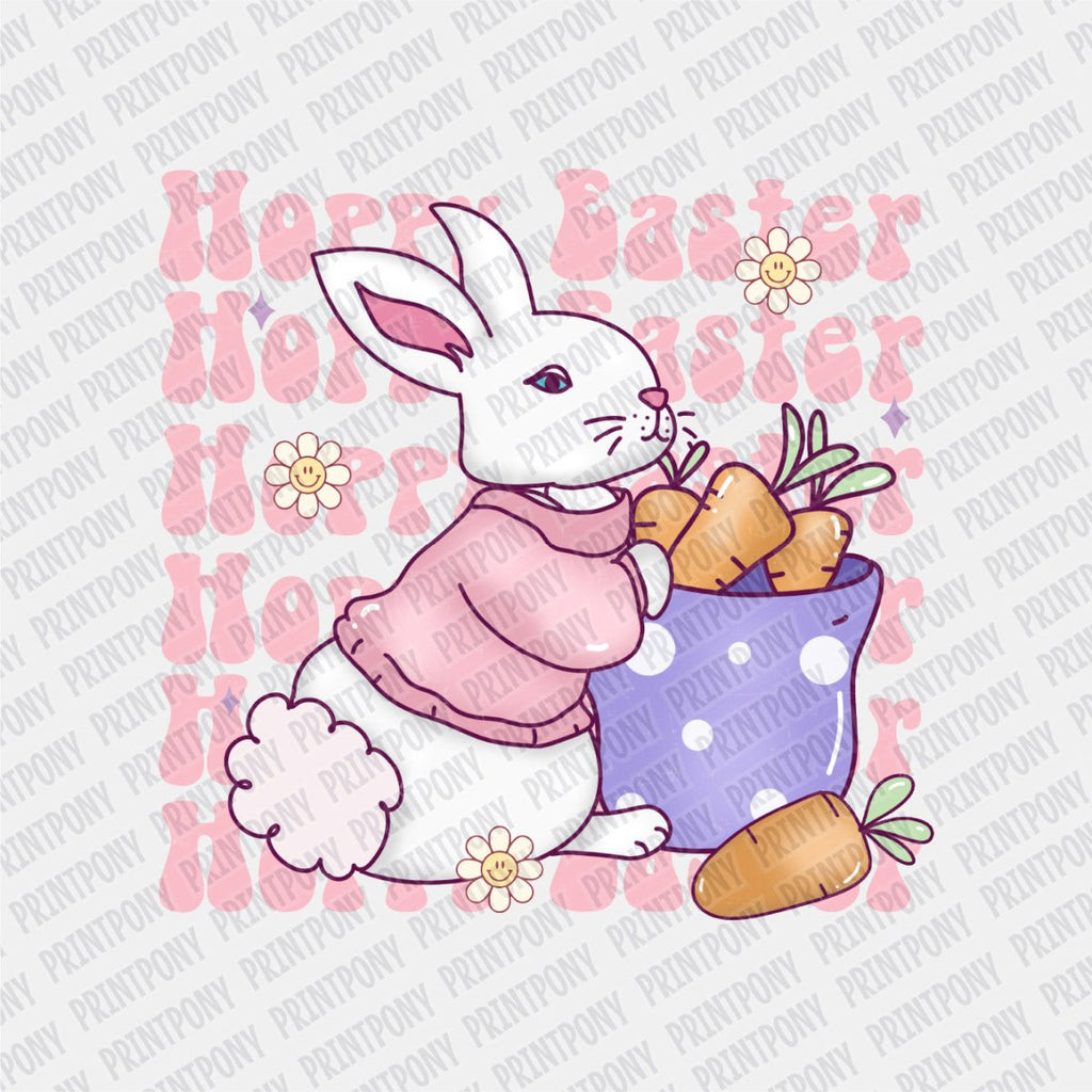 Happy Easter - Easter DTF Transfer - PrintPony