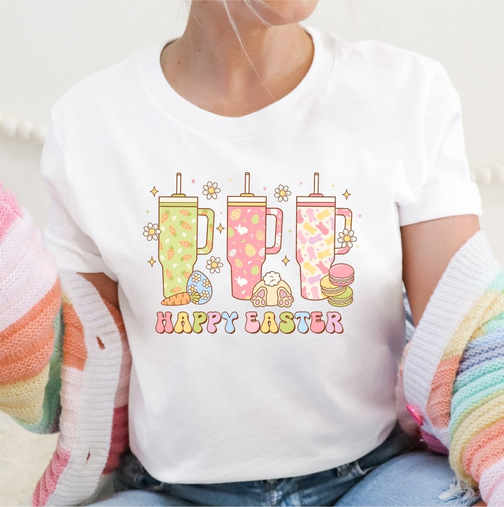 Happy Easter Tumblers DTF transfer - PrintPony