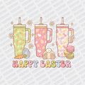 Happy Easter Tumblers DTF transfer - PrintPony