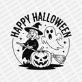 Happy Halloween DTF transfer - PrintPony