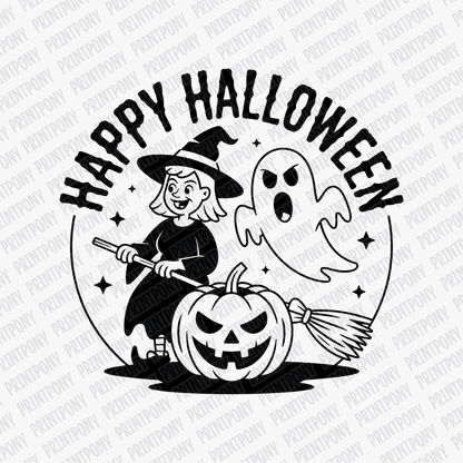Happy Halloween DTF transfer - PrintPony™