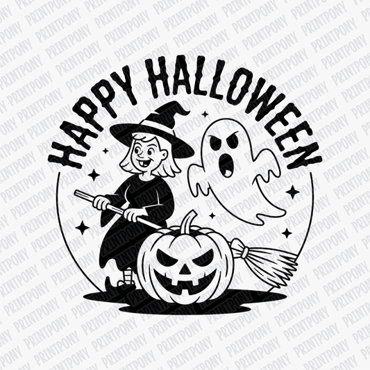 Happy Halloween DTF transfer - PrintPony™