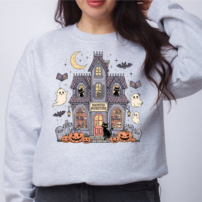 Haunted Bookstore Halloween DTF Transfer - PrintPony™