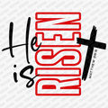 He Is Risen DTF Transfer