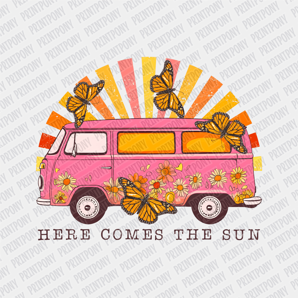 Here comes the Sun - DTF transfer - PrintPony