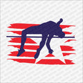 High Jump (Red & Black) DTF Transfer - PrintPony