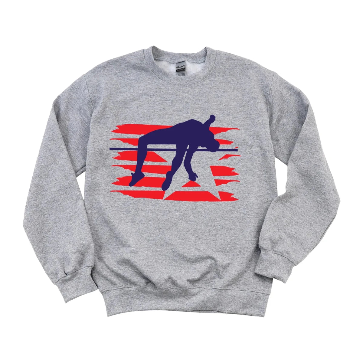 High Jump (Red & Black) DTF Transfer - PrintPony