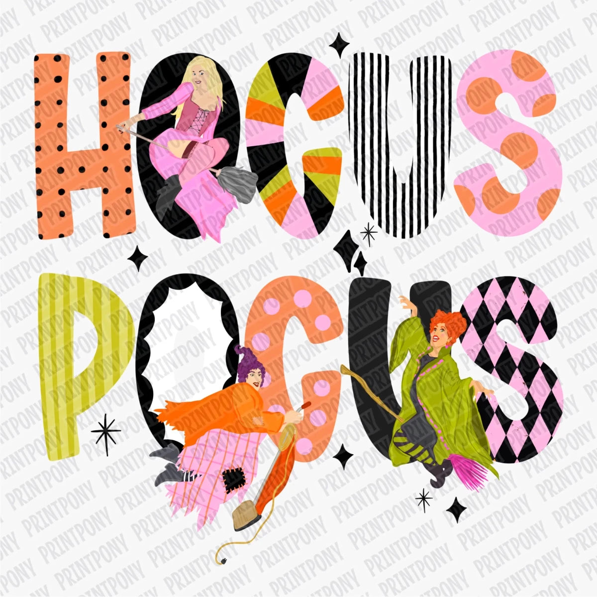 Hocus Pocus Halloween - DTF Transfer - PrintPony