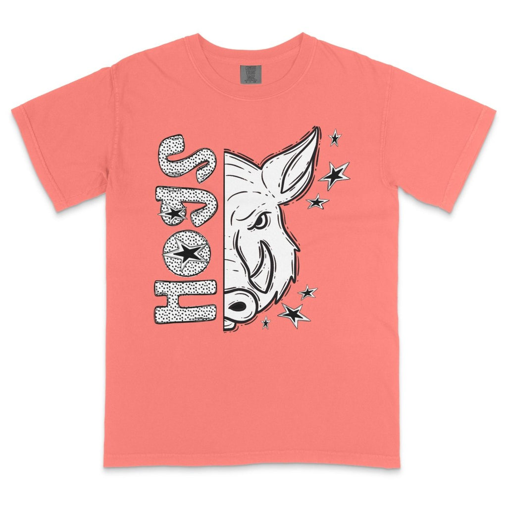 Hogs Mascot Dotted Design DTF Transfer - PrintPony