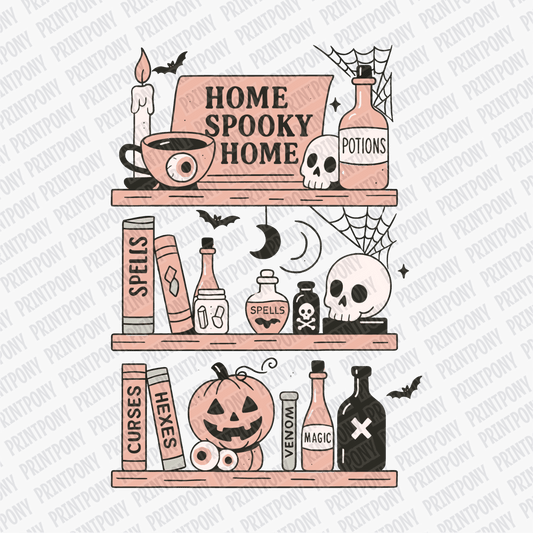 Home Spooky Home Halloween DTF Transfer - PrintPony™