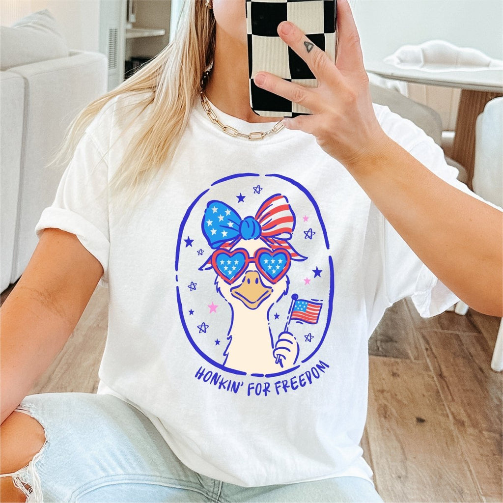 Honkin for Freedom Patriotic DTF transfer - PrintPony