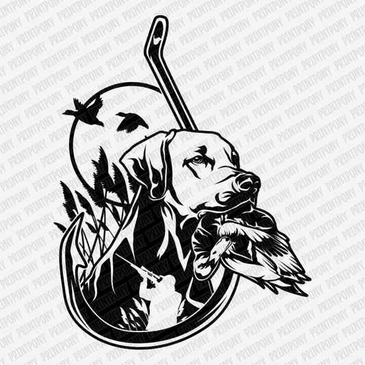 Hook & Hunt – Retriever DTF Transfer - PrintPony®