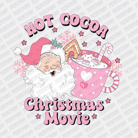 Hot Cocoa Christmas DTF transfer - Print Pony‚Ñ¢