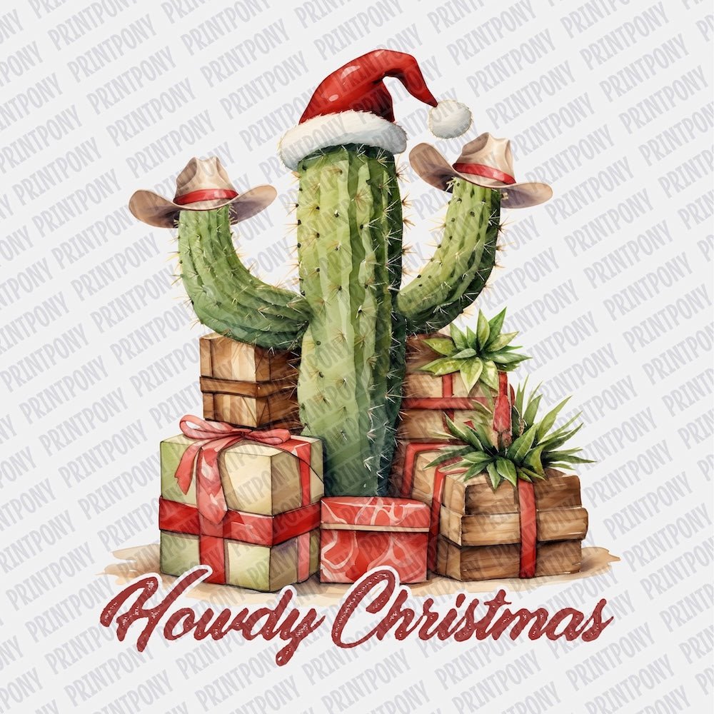Howdy Christmas DTF transfer - Print Pony‚Äö√ë¬¢