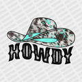 Howdy Cowgirl Hat Design DTF Transfer - PrintPony