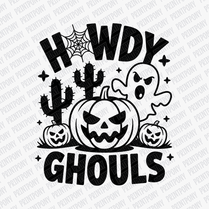 Howdy Ghouls DTF transfer - PrintPony™