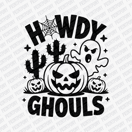 Howdy Ghouls DTF transfer - PrintPony™