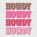Howdy Leopard and Pink Design DTF Transfer - PrintPony