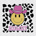 Howdy Smiley DTF Transfer - PrintPony