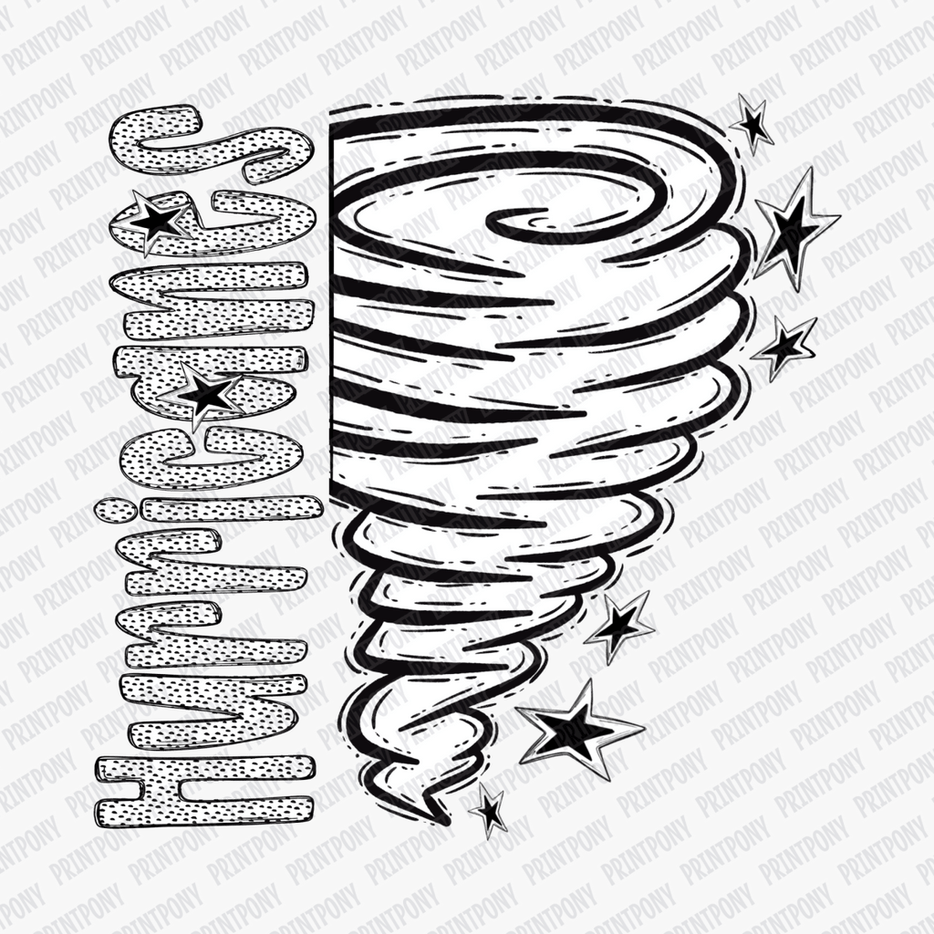 Hurricanes Dotted Design DTF Transfer - PrintPony