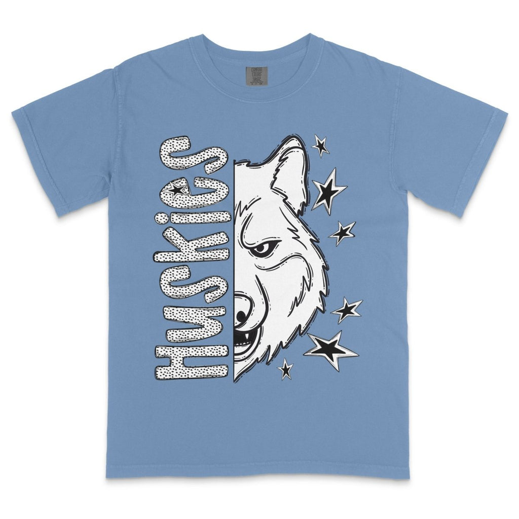 Huskies Dotted Design DTF Transfer - PrintPony