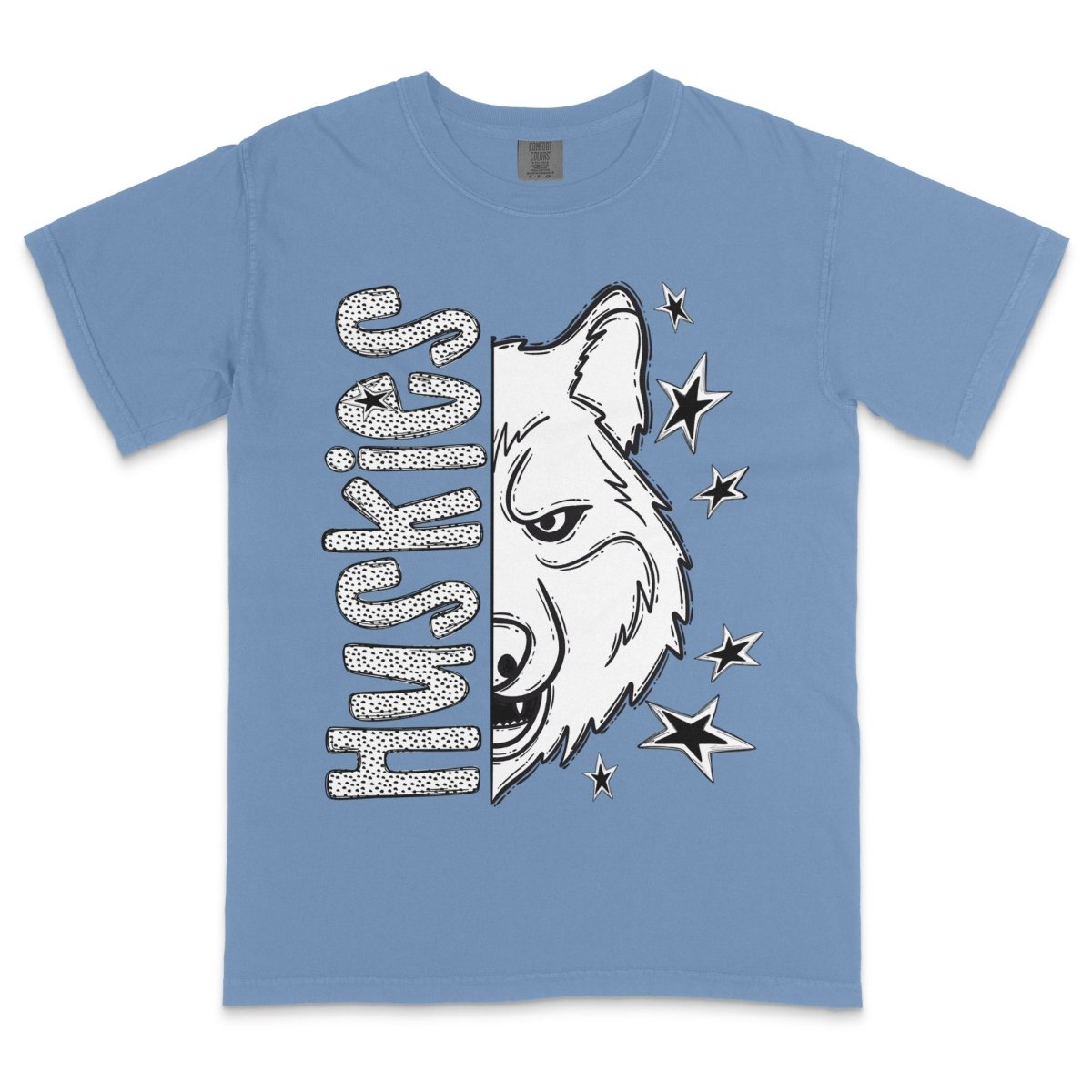 Huskies Dotted Design DTF Transfer - PrintPony