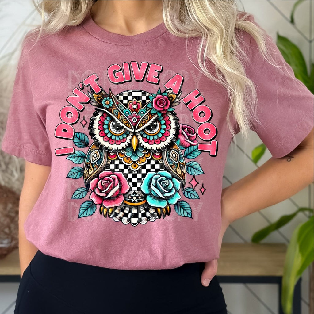 I Don't Give a Hoot DTF Transfer - PrintPony