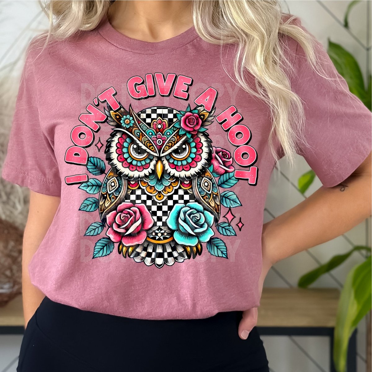 I Don't Give a Hoot DTF Transfer - PrintPony