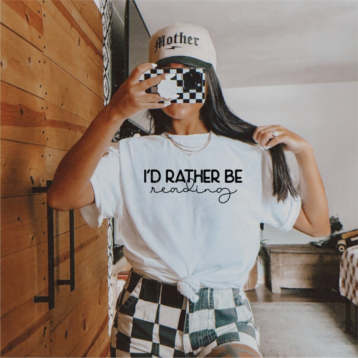 I'd Rather be Reading - DTF Transfer - PrintPony¬Æ