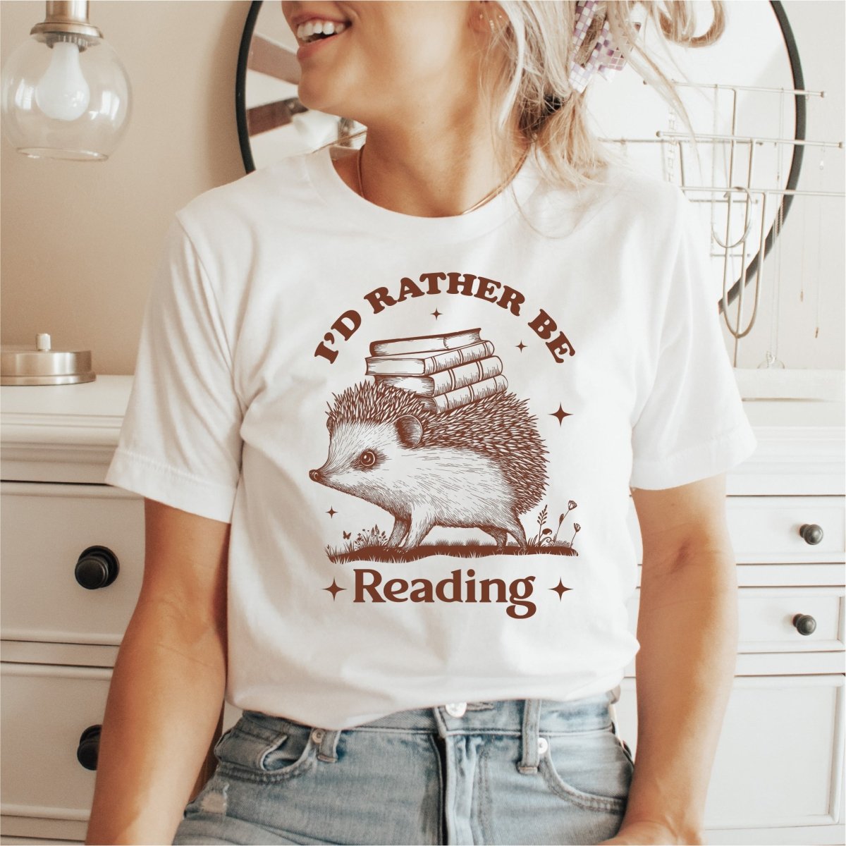 I'd Rather be Reading - DTF Transfer - PrintPony¬Æ