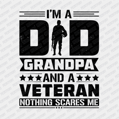 I'm a Dad, Grandpa, and a Vet DTF Transfer - PrintPony®
