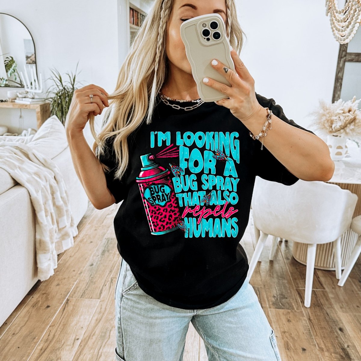 I'm Looking for a Bug Spray that Also Repels People DTF Transfer - PrintPony