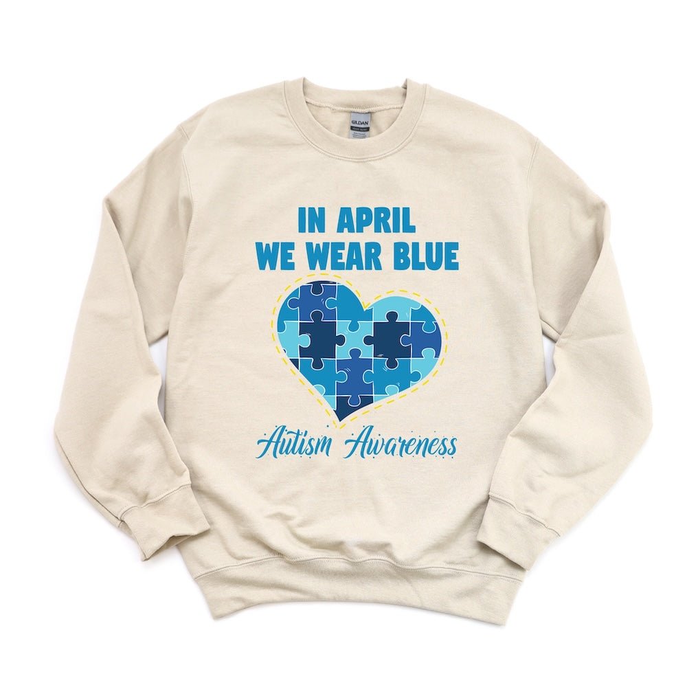 In April we Wear Blue DTF Transfer - PrintPony