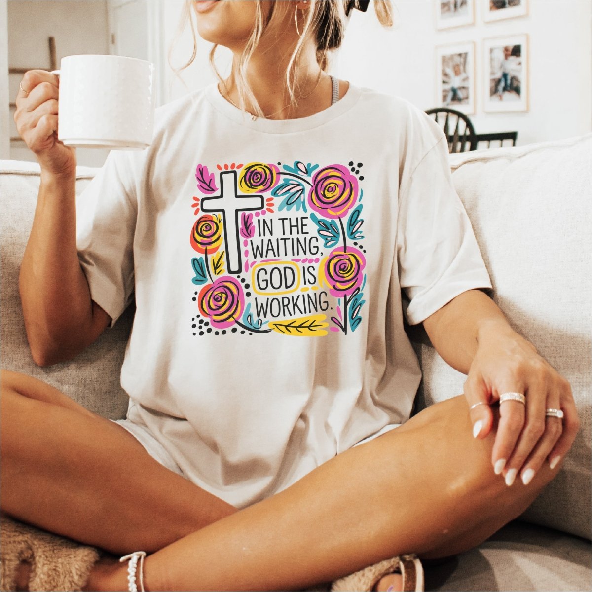 In the Waiting, God Is Working DTF Transfer - PrintPony®