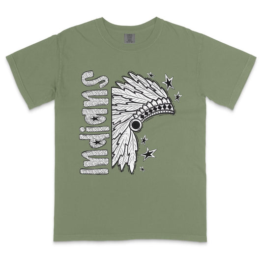 Indians Headdress Dotted Design DTF Transfer - PrintPony™