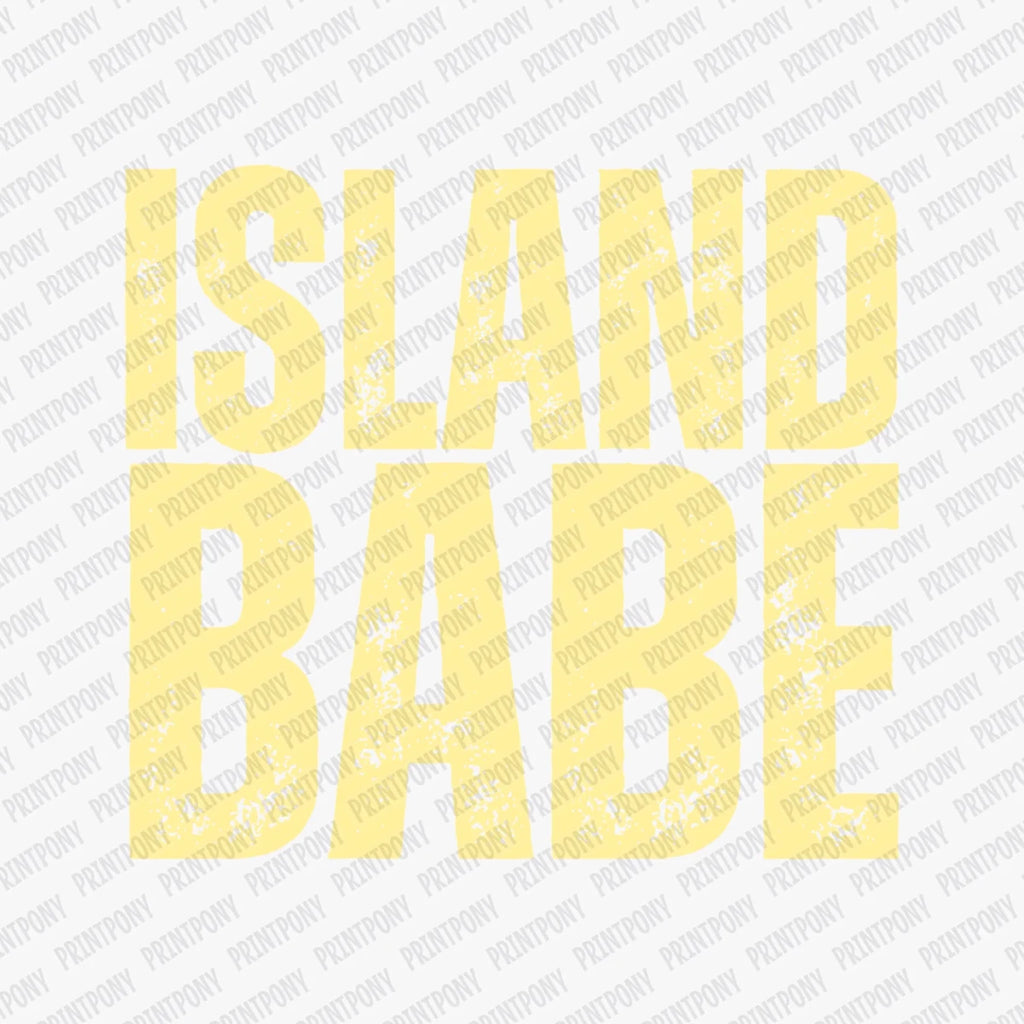 Island Babe DTF Transfer - PrintPony