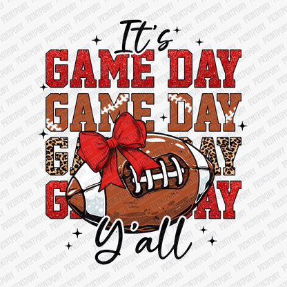 It's Game Day Y'all DTF Transfer - PrintPony™