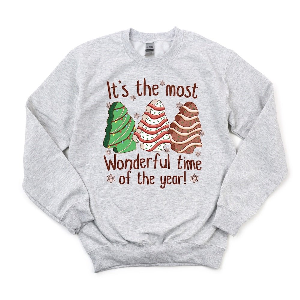 It's the Most Wonderful Time of the Year Tree Cakes DTF transfer - PrintPony®