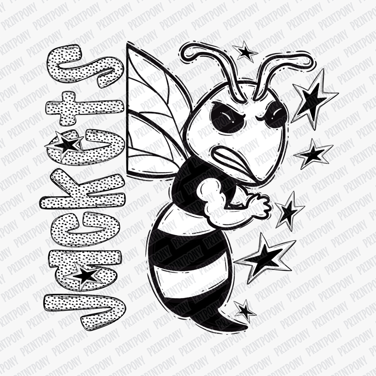 Jackets Dotted Design DTF Transfer - PrintPony