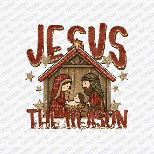 Jesus is the Reason for the Season DTF transfer - PrintPony