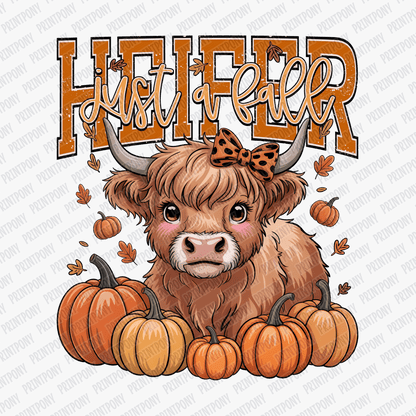 Just a Fall Heifer - DTF Transfer - PrintPony™