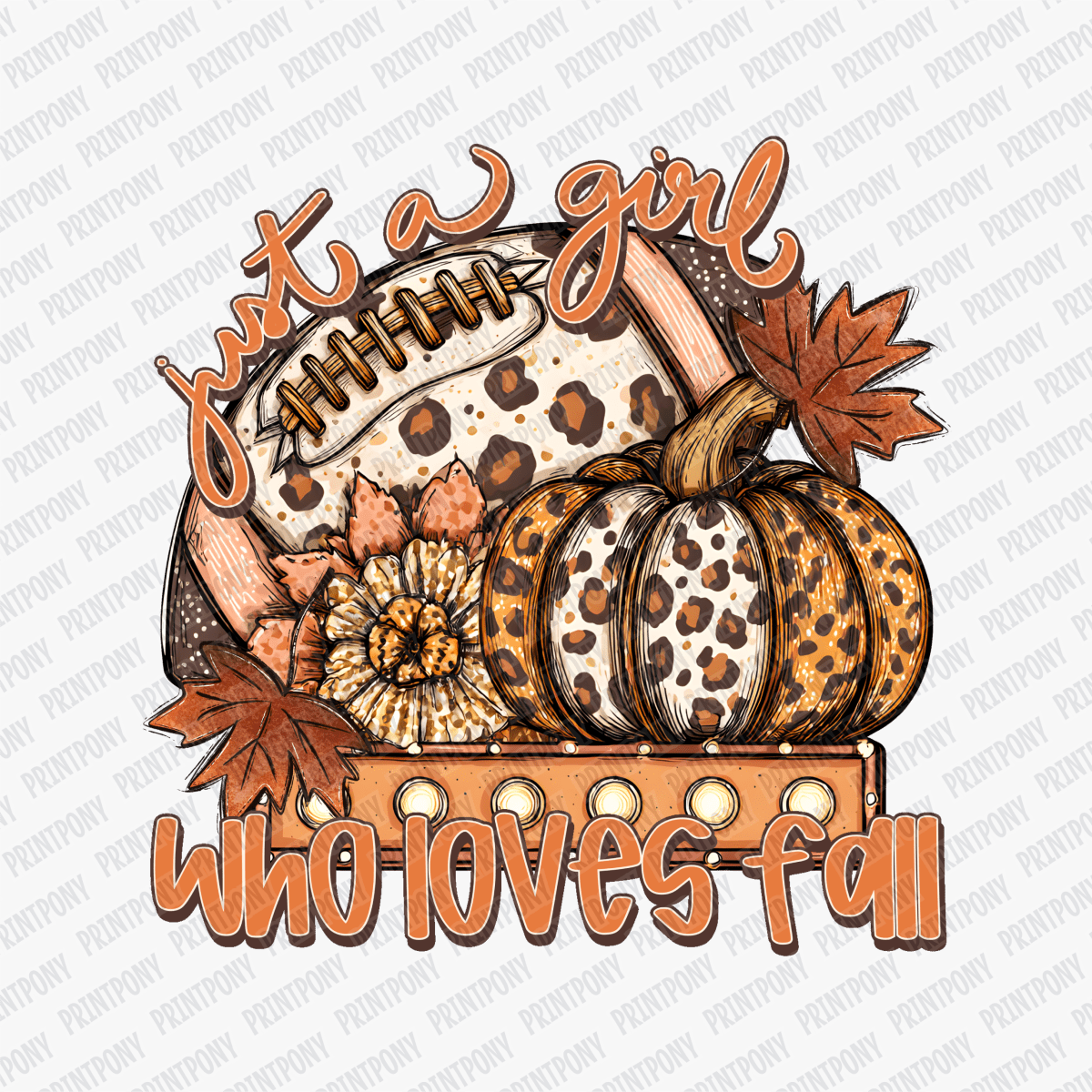 Just a Girl Who Love's Fall - DTF Transfer - PrintPony™