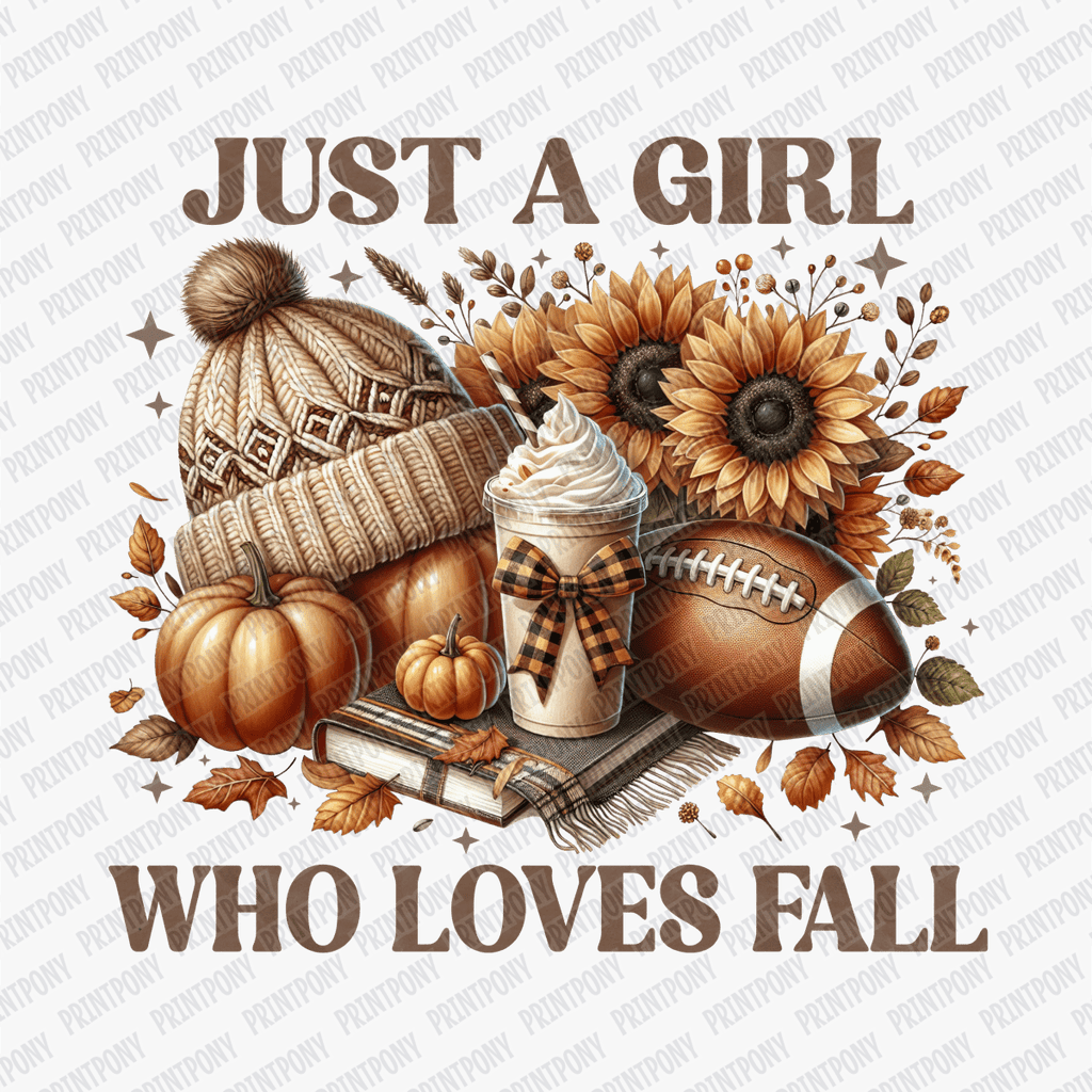 Just a Girl Who Loves Fall - DTF Transfer - PrintPony™