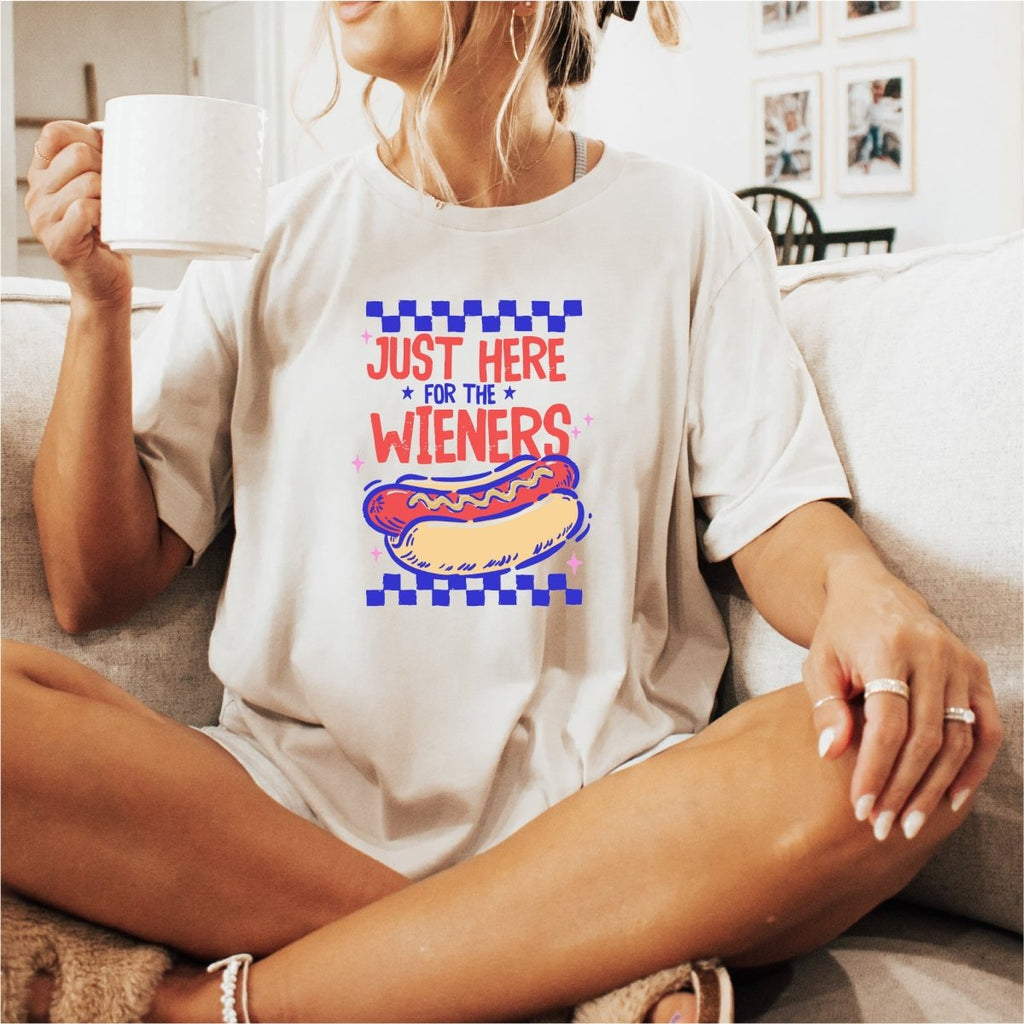 Just here for the Wieners Patriotic DTF transfer - PrintPony